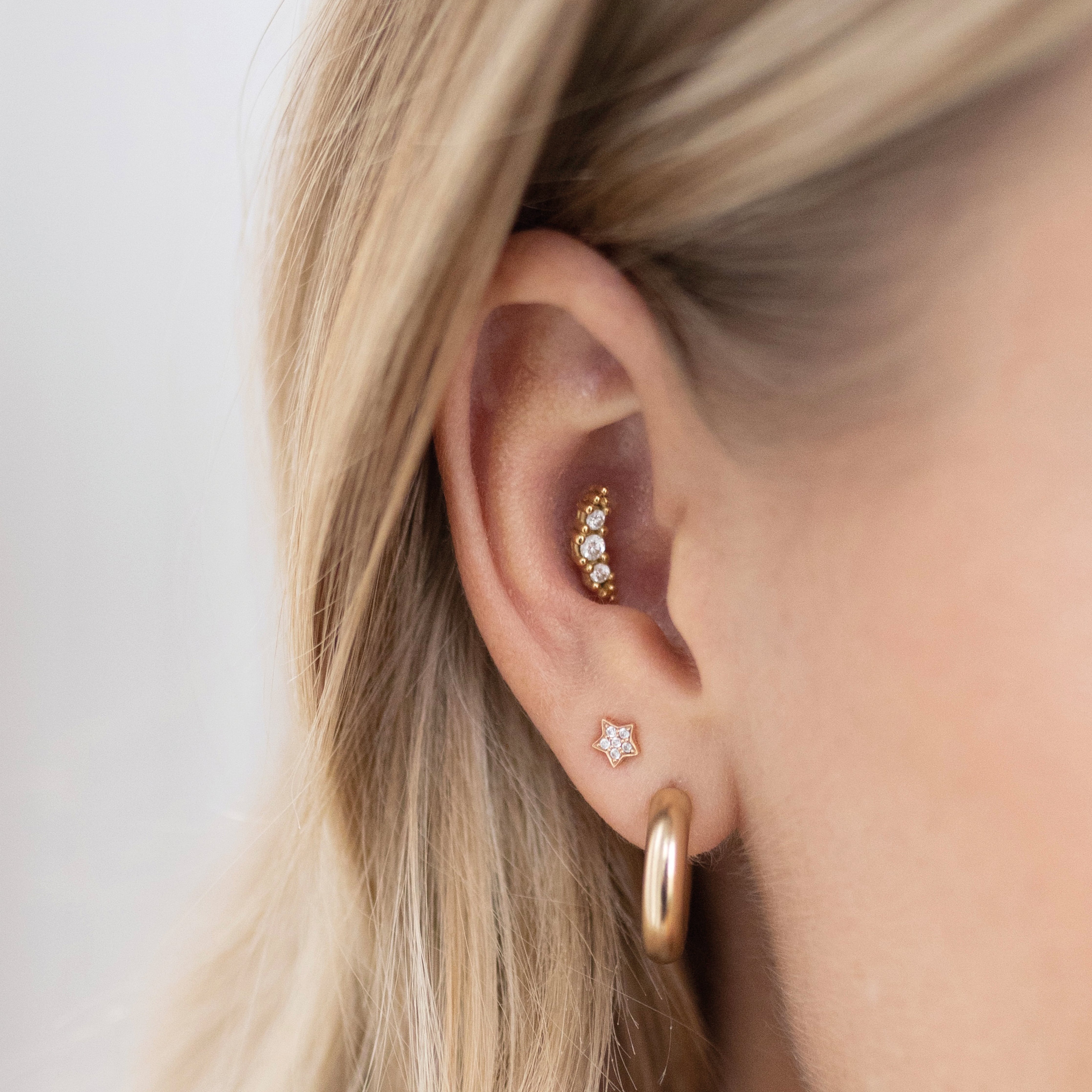 ear studs Forever Moon